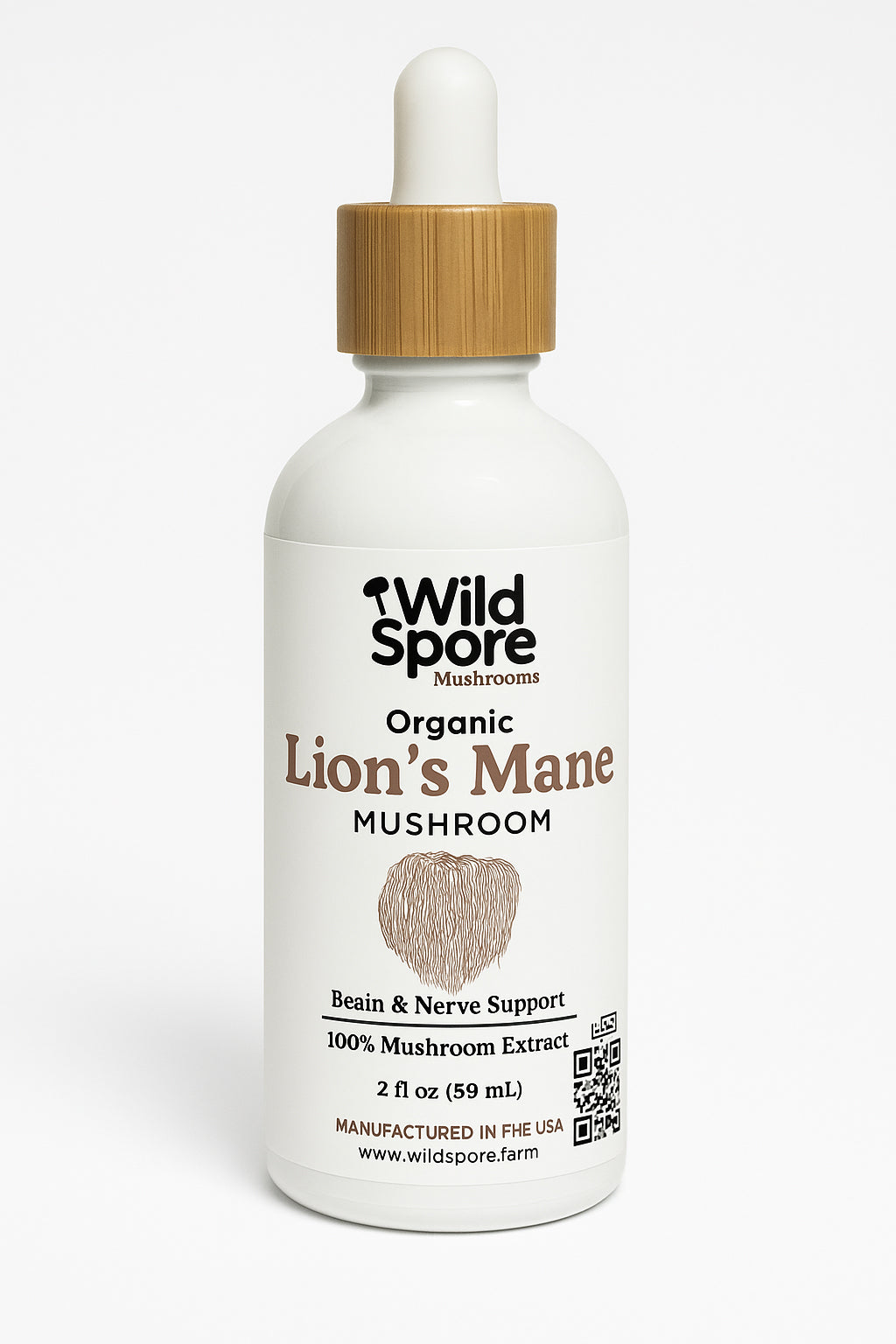 Organic Lions Mane Mushroom Tincture